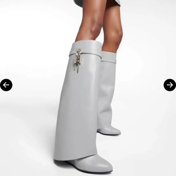 Givenchy Shoes - Givenchy women’s short lock leather pants  boot size 41